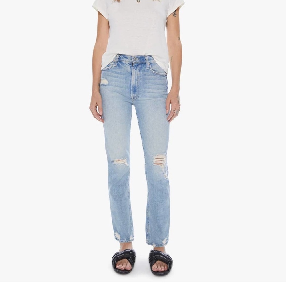 Mother High Waisted Rider Skimp Jeans in The Confession Size 31 NWT